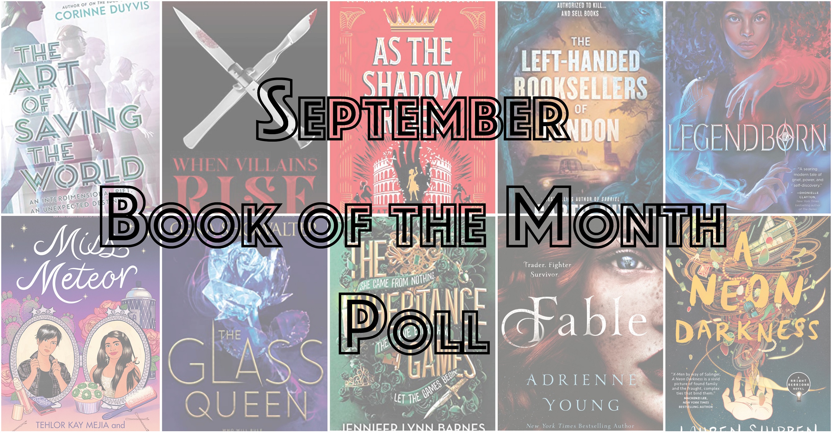 Book of the Month Poll September 2020 Cyn's
